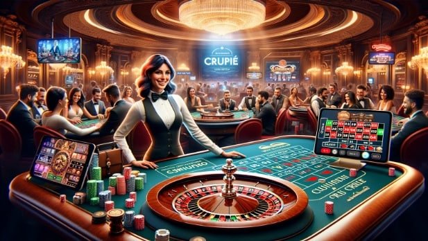 Sic Bo dice shaker showing three dice on live mpo76 slot table